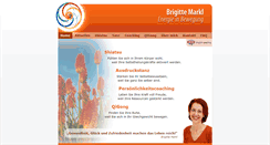 Desktop Screenshot of brigittemarkl.at